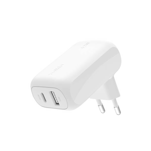Belkin USB Ladegerät 42 W USB-A, USB-C® USB PD Weiß Innenbereich USB Power Delivery (USB-PD)