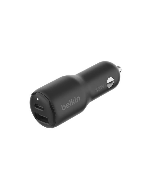 Belkin  Kfz Ladegerät 42 W USB-A, USB-C® USB PD Schwarz KFZ USB Power Delivery (USB-PD)