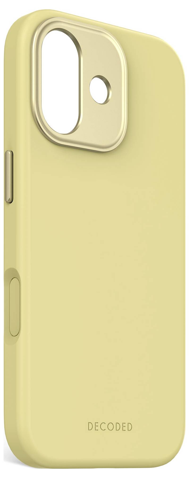 Decoded Decoded AntiMicrobial Silicone Backcover Backcover iPhone 17 Gelb D25IPO17BCS9YW-1