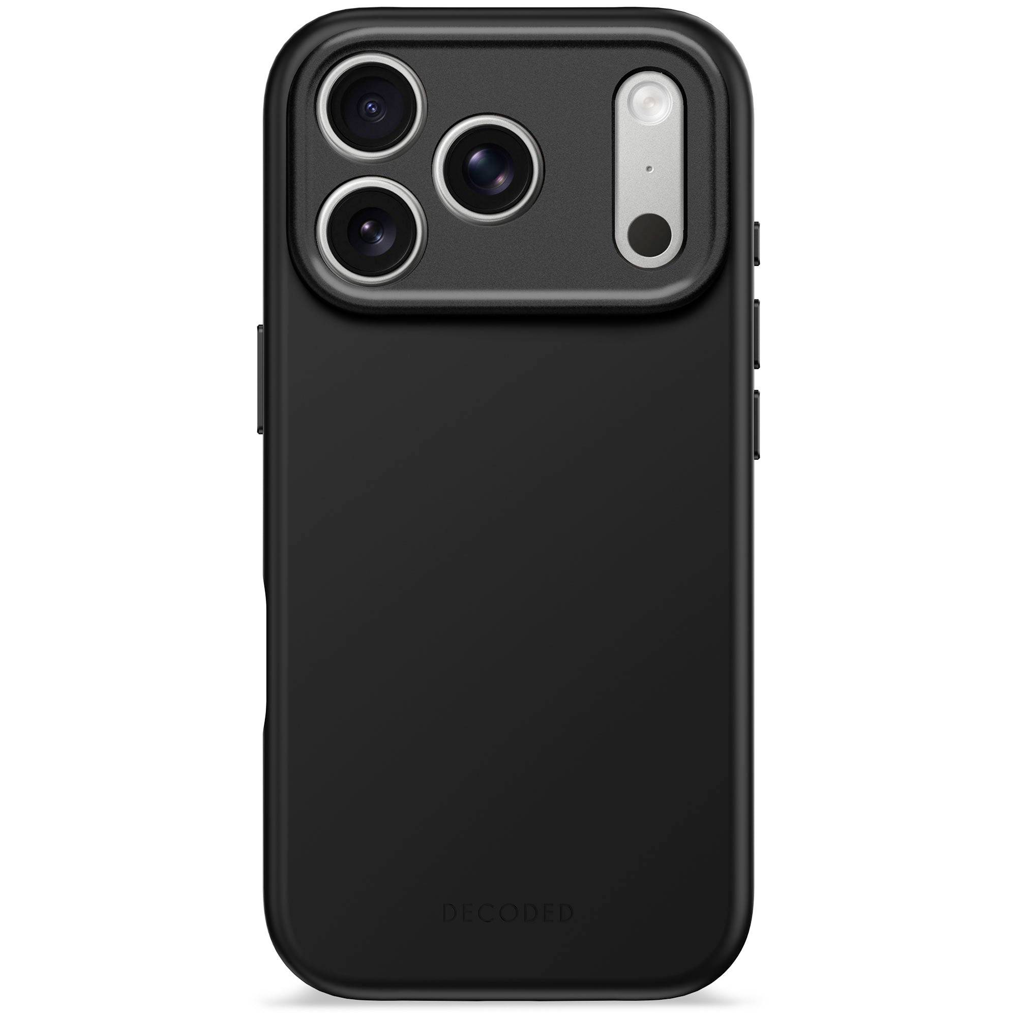 Decoded AntiMicrobial Silicone Backcover iPhone 17 Pro Schwarz D25IPO17PBCS9PK-0