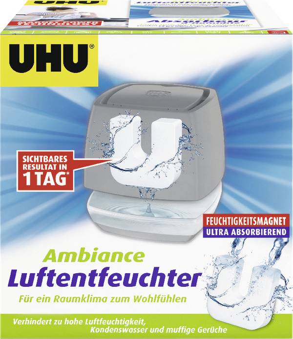 UHU Luftentfeuchter 45 m³ Anthrazit
