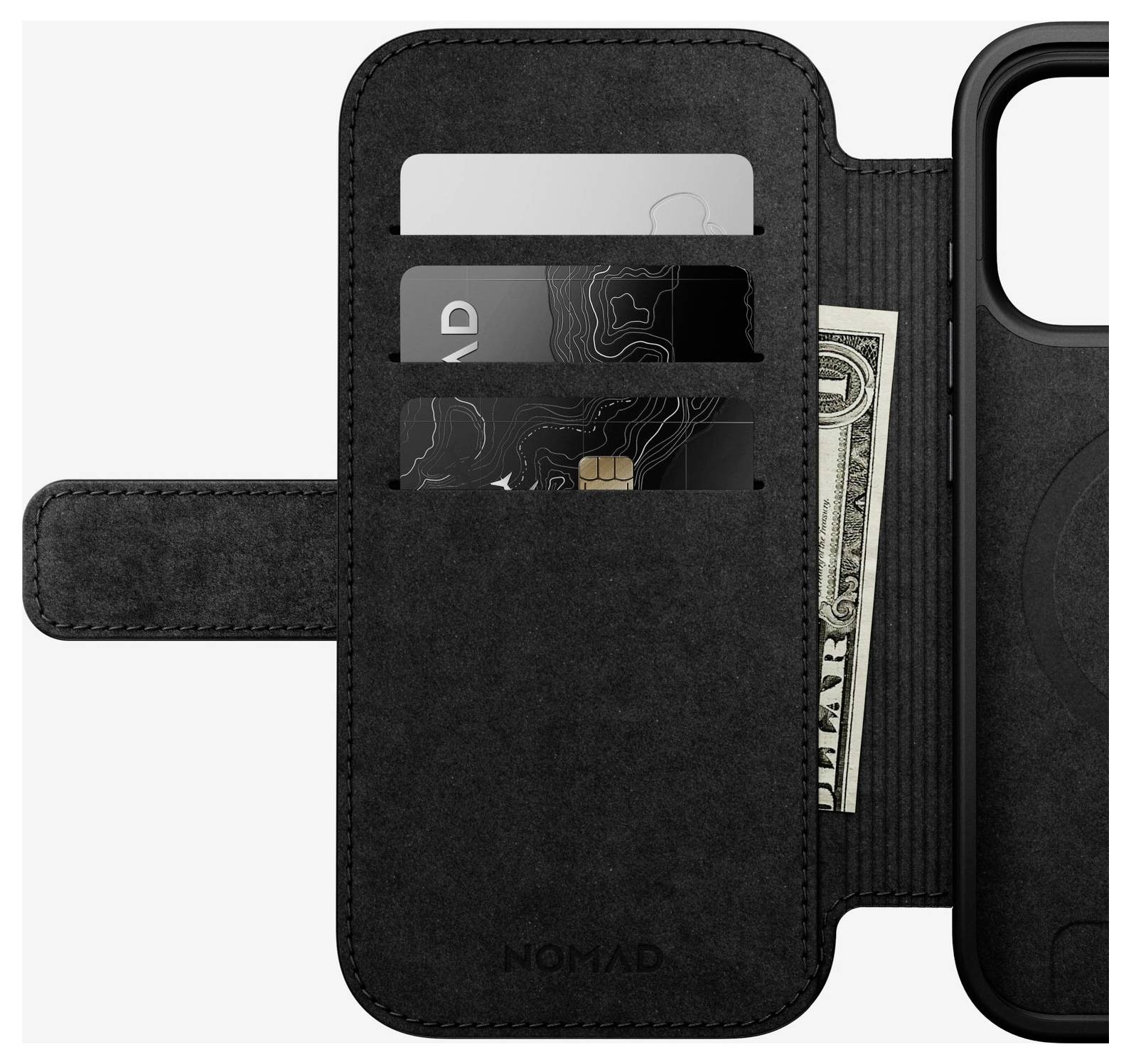 Nomad Modern Leather Folio iPhone 17 Pro Leder Case iPhone 17 Pro Braun NM014186858-11