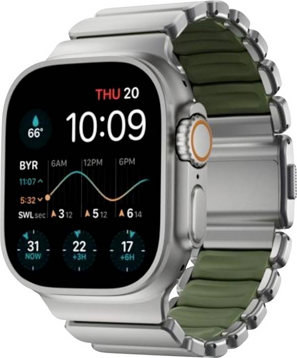 Nomad Stratos Band Natural Titan 49mm Fo Armbandschlaufe  Titan