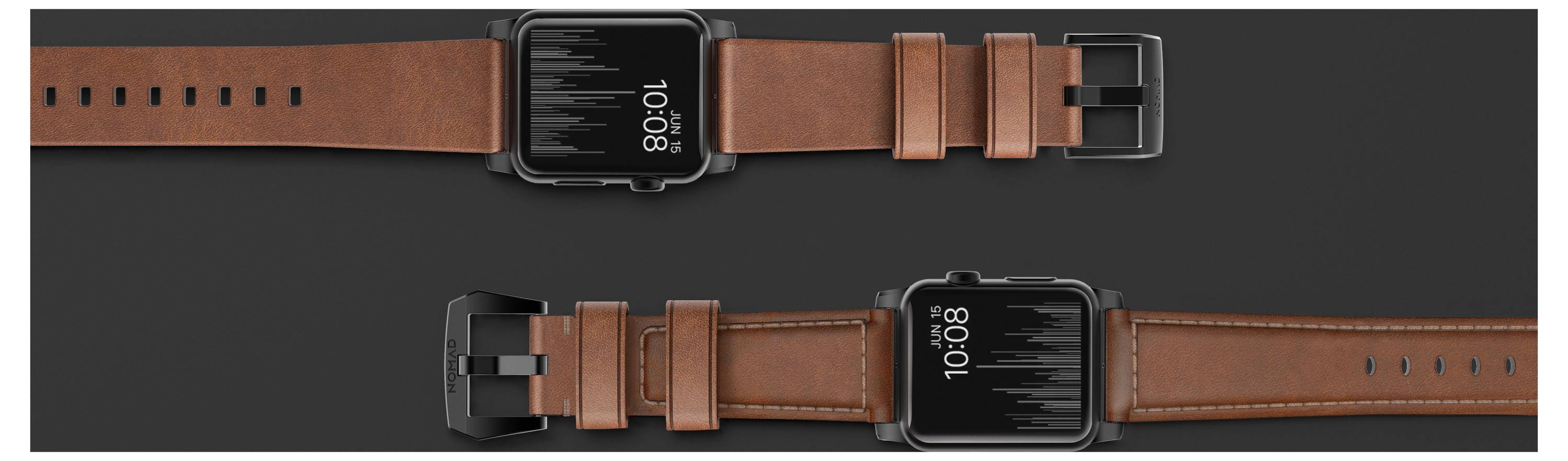Nomad Modern Lthr. Brown Connect. Armbandschlaufe Braun-14
