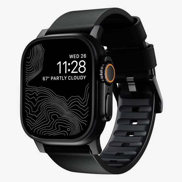 Nomad Nomad Modern Strap Blk Actv Lthr Connect Armbandschlaufe  Schwarz