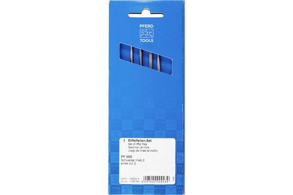 PFERD TOOLS 11261900 PFERD TOOLS Präzisions-Riffelfeilen-Set Typ SB900 150mm Schweizer Hieb 2, mittel-fein  Länge 150 mm 1 Set