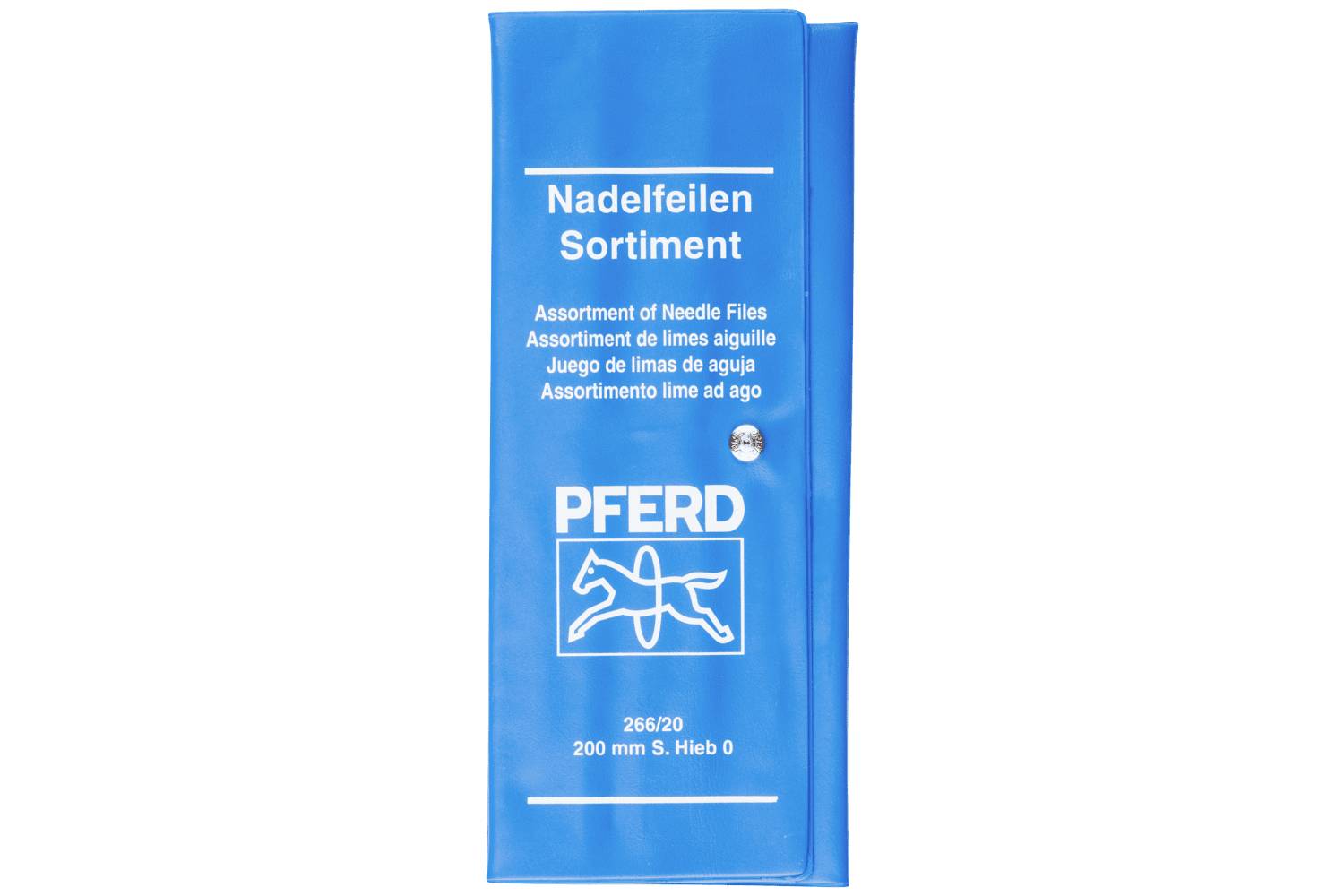PFERD TOOLS 12706102 PFERD TOOLS Präzisions-Nadelfeilen-Set 12-tlg. in Rolltasche 200mm Schweizer Hieb 0, grob Länge 200-0