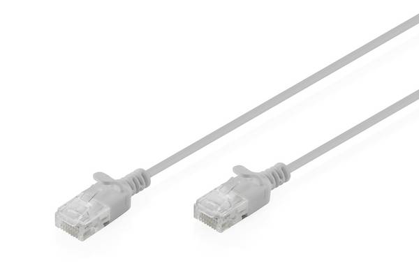 Digitus DK-1618-010S RJ45 Patchkabel CAT 6 U/UTP 1 m Grau 1 St.