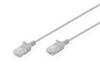 Digitus DK-1618-010S RJ45 Patchkabel CAT 6 U/UTP 1 m Grau 1 St.