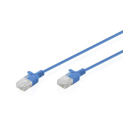 Digitus DK-1618-030S-B RJ45 Patchkabel CAT 6 U/UTP 3 m Blau 1 St.-0