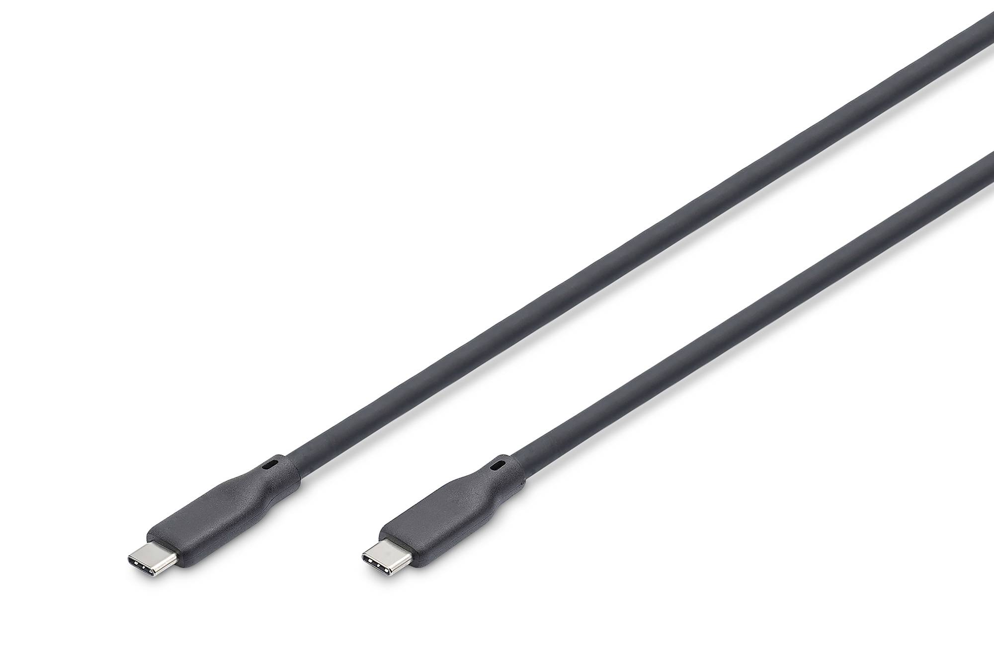Zwei transparente Ethernet-Kabelstecker mit gelben Kabeln nebeneinander auf weißem Hintergrund dargestellt.