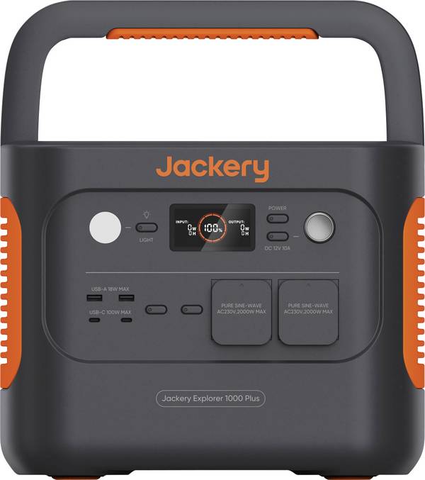 Jackery  Powerstation 30400  LiFePO 4   Statusanzeige