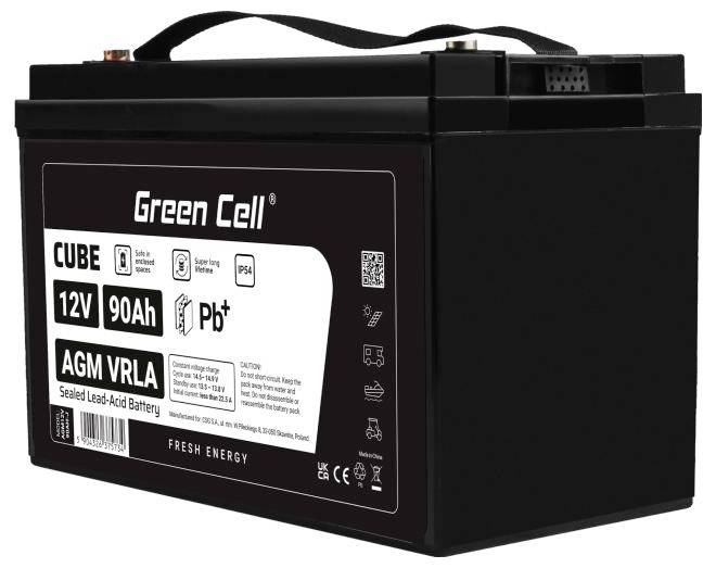 Green Cell GC-AGM12V90AH-J Bleiakku Blei-Vlies (AGM) 90 Ah 12 V 1 St.-5