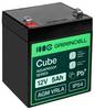 Green Cell GC-AGM12V5AH-J Bleiakku Blei-Vlies (AGM) 5 Ah 12 V 1 St.