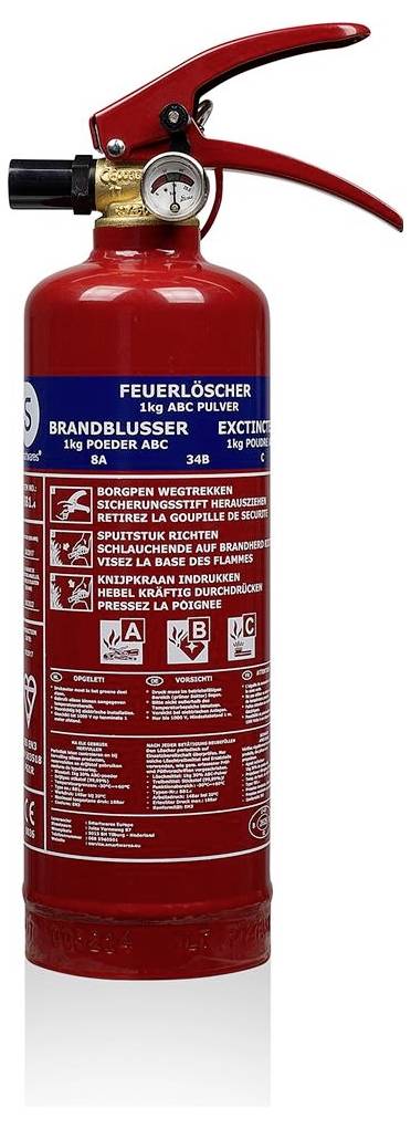 Smartwares ABC 10.018.56 Pulverfeuerlöscher Brandklasse: A, B, C Inhalt 1 St.-1