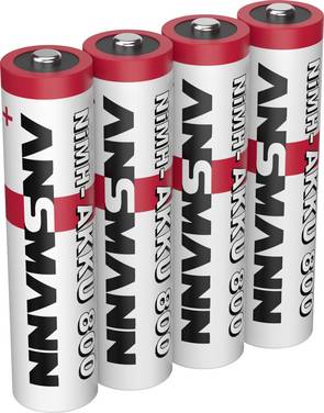 Ansmann Micro (AAA)-Akku NiMH 800 mAh 1.2 V 4 St.