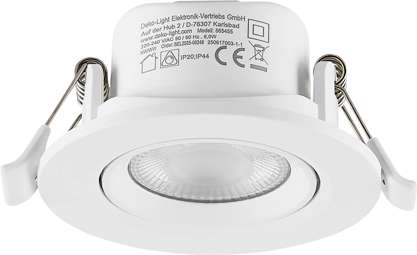 Deko Light 565455 Surtur Tilt 68 Einbauleuchte LED 6 W Weiß-0
