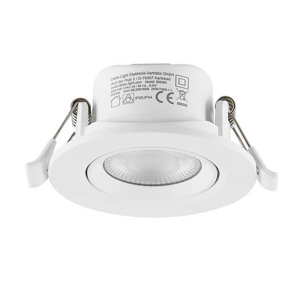 Deko Light 565455 Surtur Tilt 68 Einbauleuchte   LED  6 W Weiß