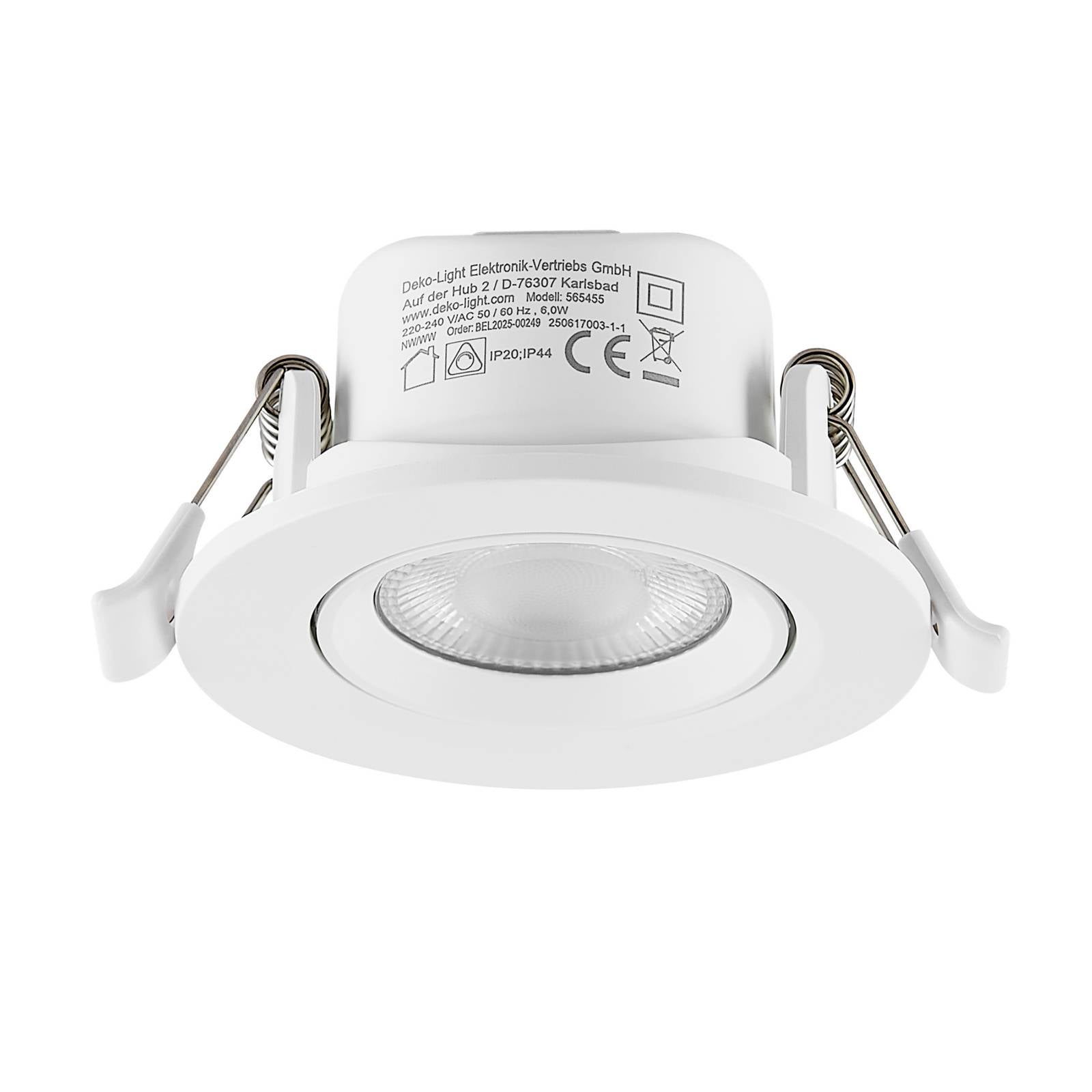 Deko Light 565455 Surtur Tilt 68 Einbauleuchte LED 6 W Weiß-0