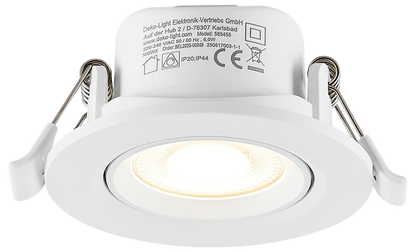 Deko Light 565455 Surtur Tilt 68 Einbauleuchte LED 6 W Weiß-1