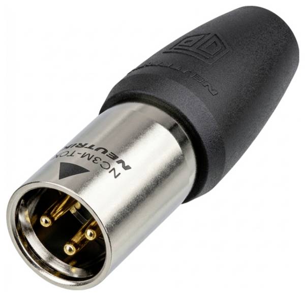 Neutrik NC3MX1-TOP XLR-Steckverbinder Stecker, gerade Polzahl: 3 Mono Silber 1 St.
