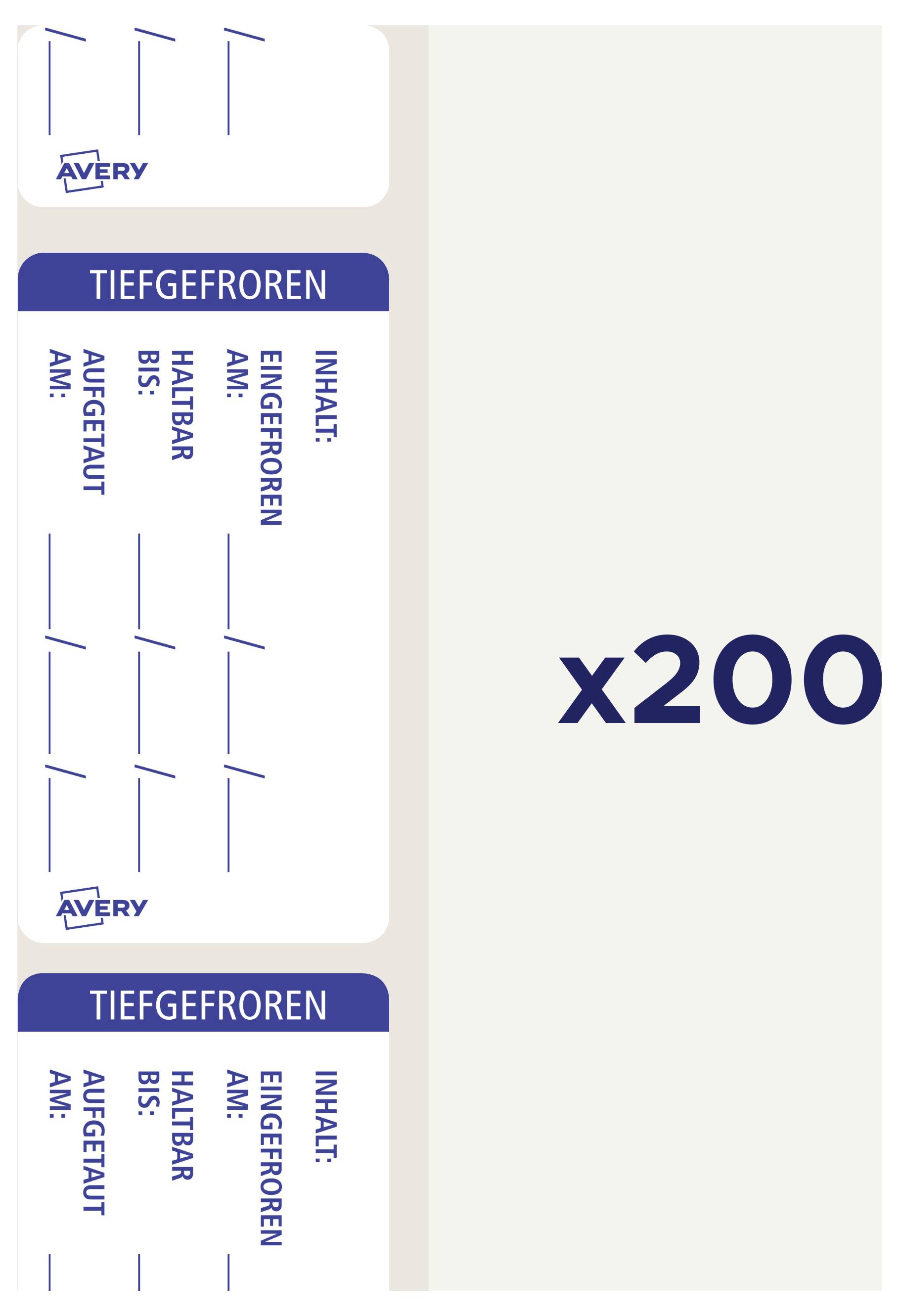 Avery-Zweckform ETICOLD.DE Tiefkühl-Etiketten 65 x 35 mm Papier Weiß 1 St. Permanent haftend Handbeschriftung-6