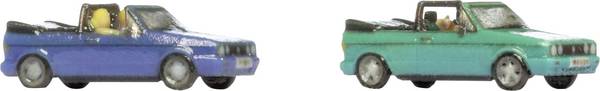 NOCH 0044612 Z PKW Modell Volkswagen (VW) 3D-Farbe, türkis und blau