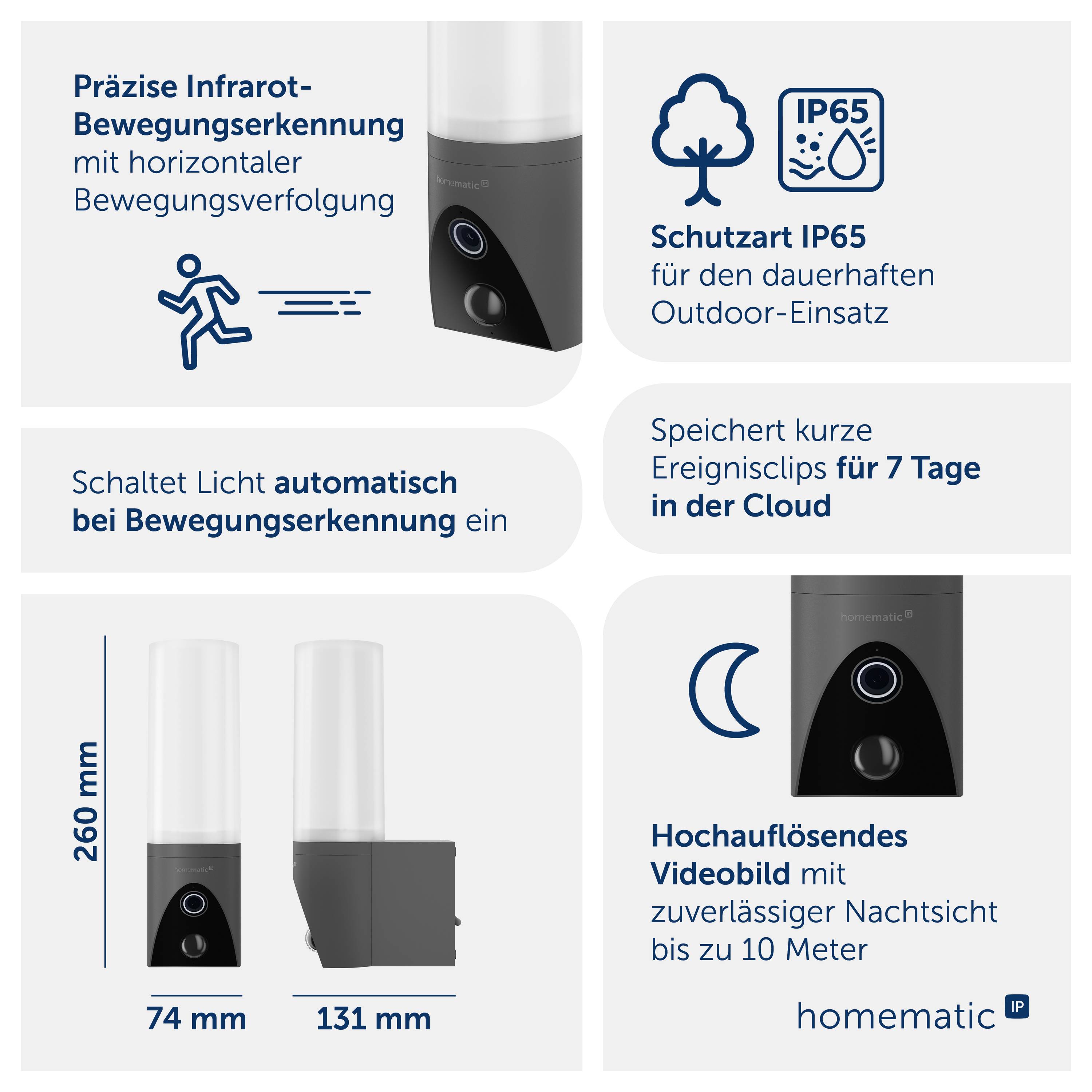 Rückseite eines dunkelgrauen Motorola-Smartphones mit einem quadratischen Vier-Kamera-Modul oben links und einem zentrierten Motorola-Logo in der Mitte.