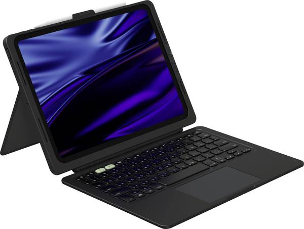 ZAGG Prokeys 2 Connect Tablet-Tastatur mit Hülle Passend für Marke (Tablet): Apple iPad Air 11" (M2, 2024), iPad Air 11" (M3, 2025), iPad Pro 11" (M4, 2024, iPad Pro 13" (M4, 2024), iPad (A16), iPad (10. Generation)