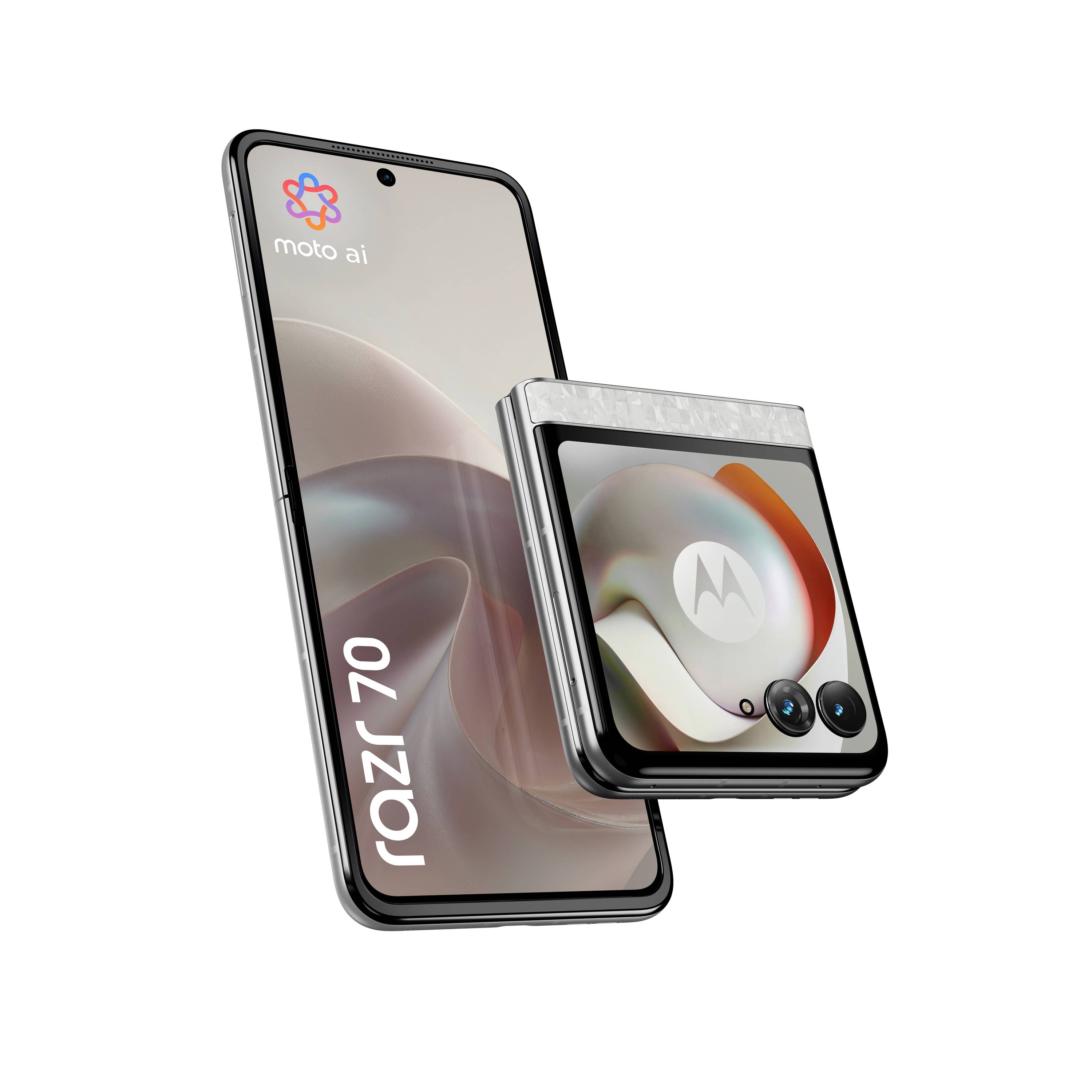 Motorola razr 70 256 GB Weiß EEK A (A - G) 17.5 cm (6.9 Zoll) Smartphone-0