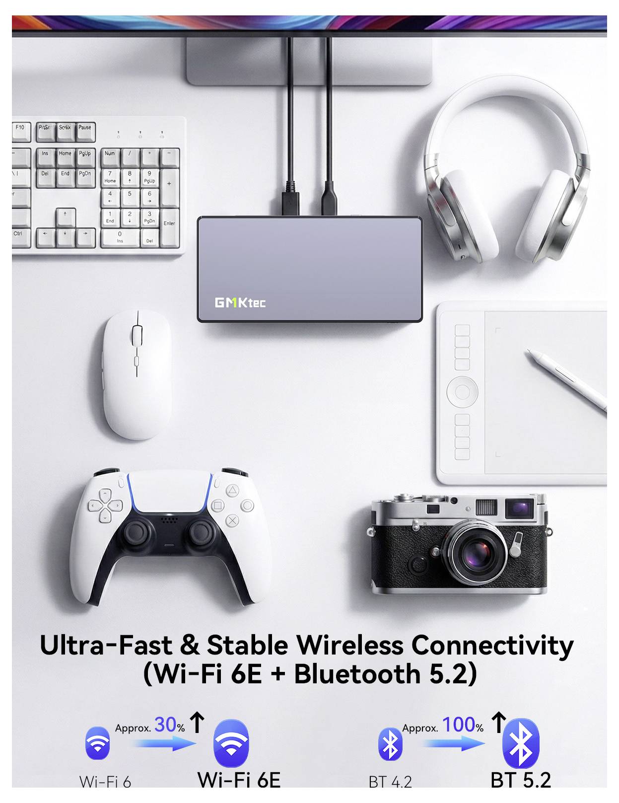 GMKtec Mini PC K13-1 Intel® Core™ Ultra 7 256V Intel® Core™ Ultra 7 256V 4.8 GHz 16 GB RAM 1 TB SSD Intel Arc™ 140V Win -16