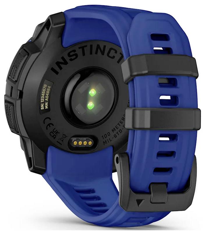 Garmin Instinct® 3 Smartwatch Schwarz, Blau-4