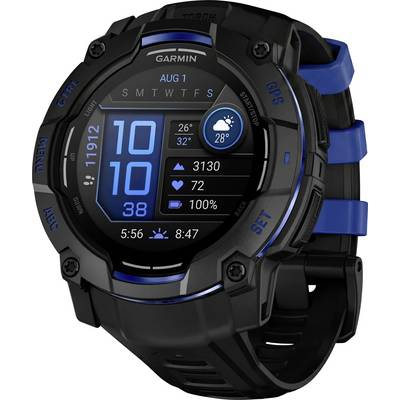 Garmin Instinct® 3 Smartwatch Schwarz, Blau-0