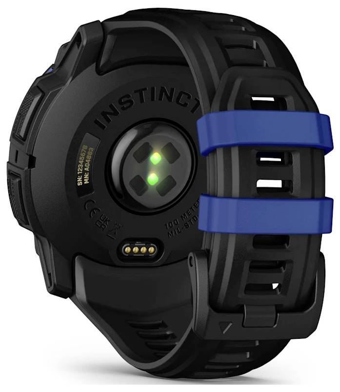 Garmin Instinct® 3 Smartwatch Schwarz, Blau-2