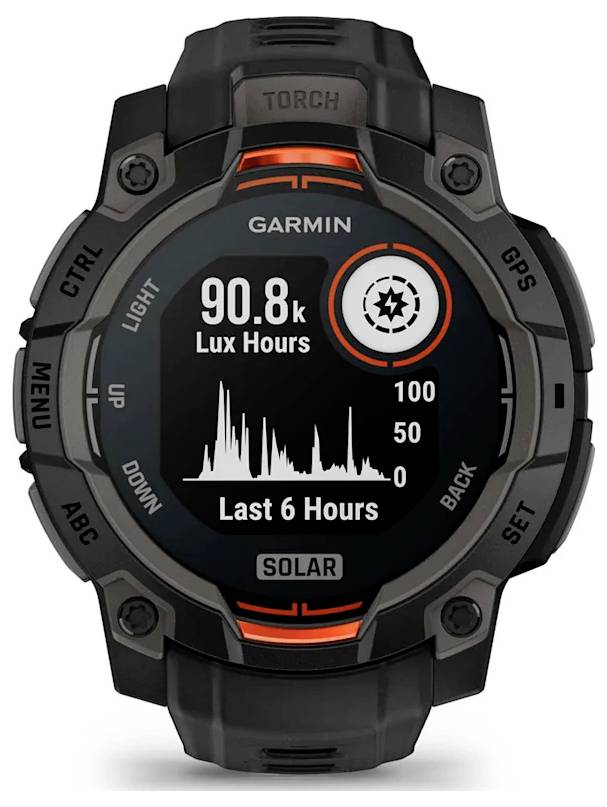Garmin Instinct® 3 SOLAR Smartwatch Schwarz-6