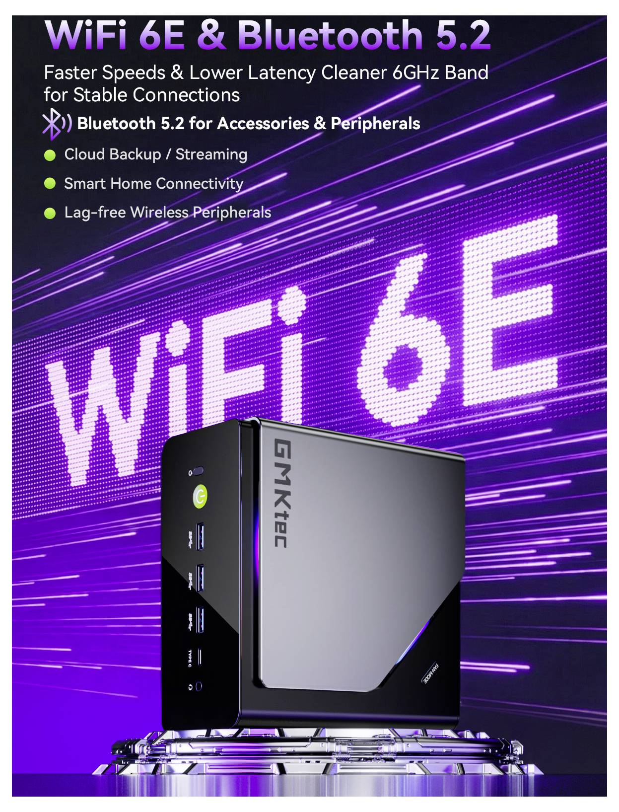 GMKtec Mini PC K15 Intel® Core™ Ultra 5 125U Intel® Core™ Ultra 5 125U 4.3 GHz 16 GB RAM 1 TB SSD Intel Graphics Win 11 -16