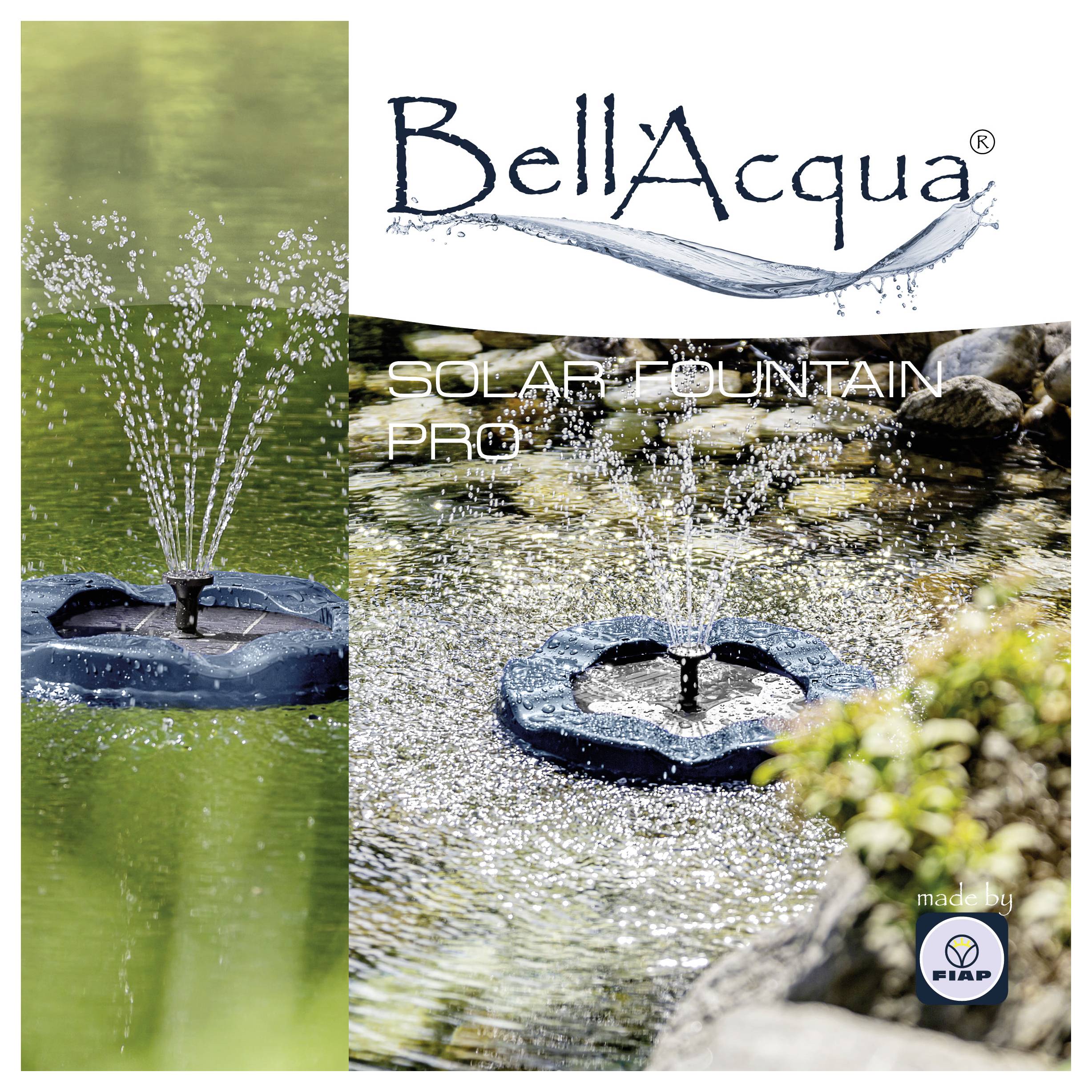 FIAP 3001 Bell´Acqua® SOLAR FOUNTAIN PRO Schwimmende Solarteichpumpe-3