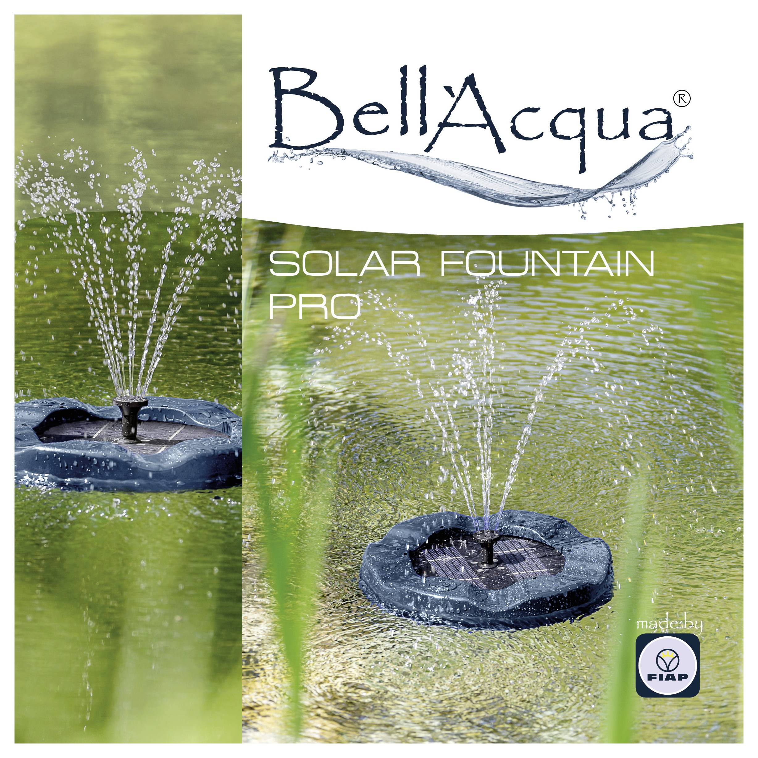 FIAP 3001 Bell´Acqua® SOLAR FOUNTAIN PRO Schwimmende Solarteichpumpe-6