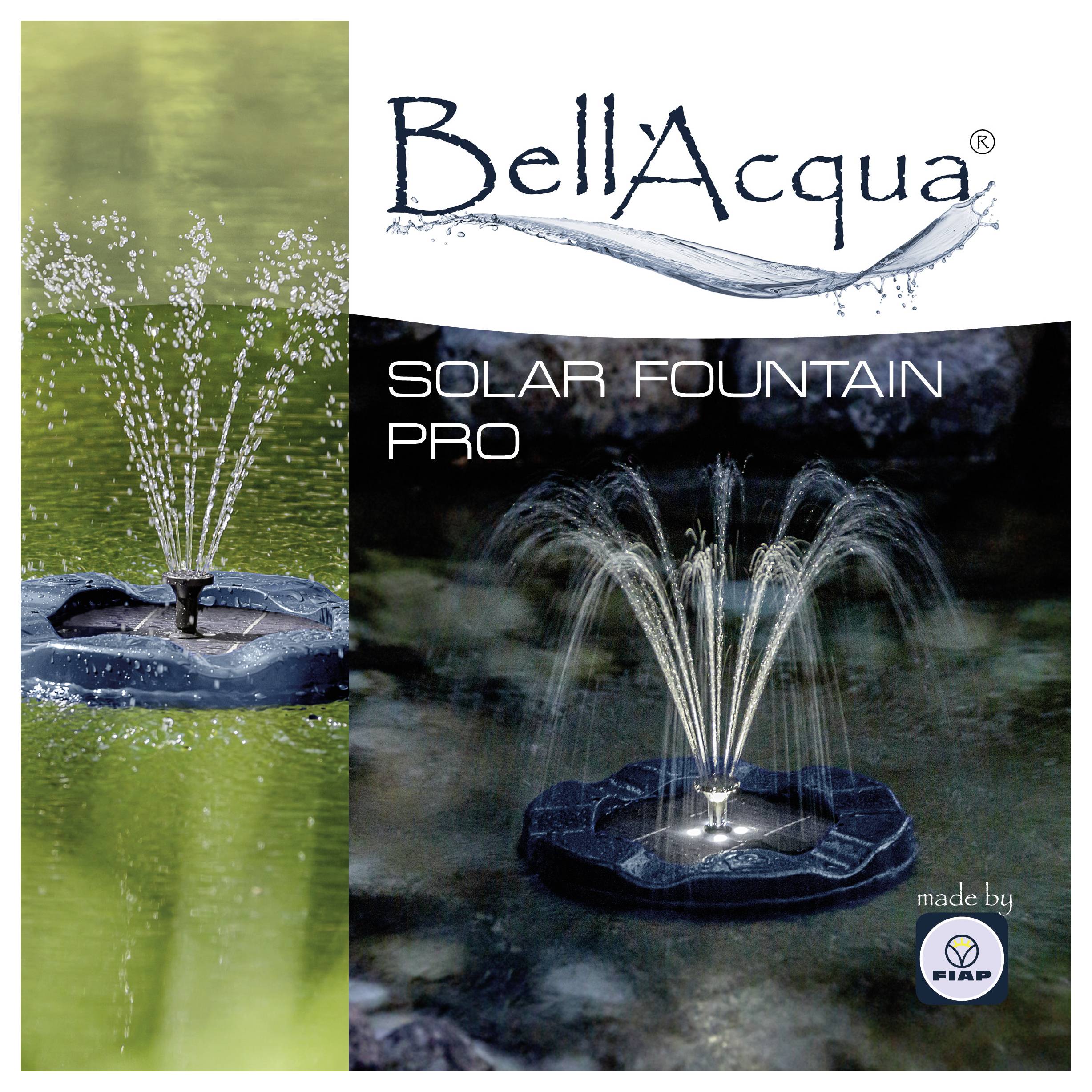 FIAP 3001 Bell´Acqua® SOLAR FOUNTAIN PRO Schwimmende Solarteichpumpe-8