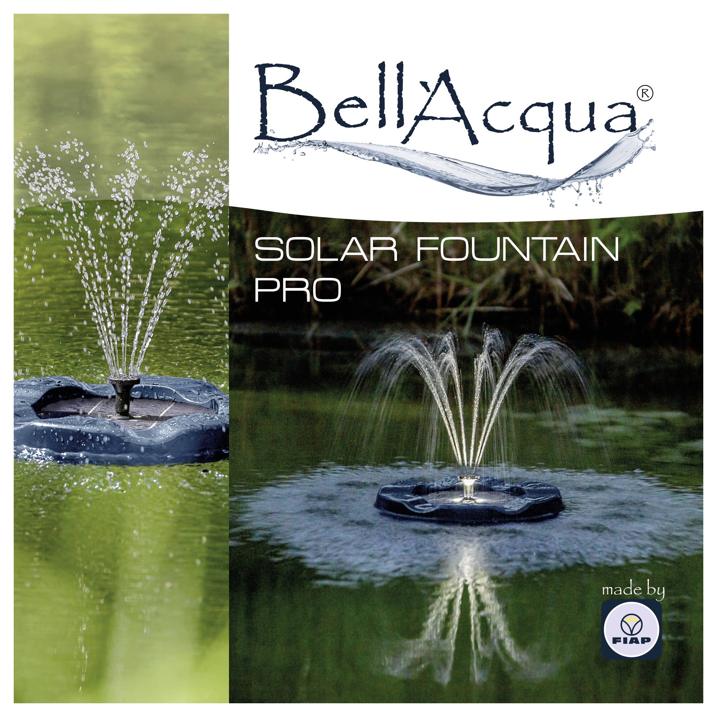 FIAP 3001 Bell´Acqua® SOLAR FOUNTAIN PRO Schwimmende Solarteichpumpe-9