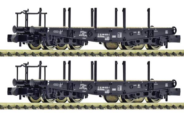 Fleischmann 6660147 N 2-tlg. Set: Schwerlastwagen, DR