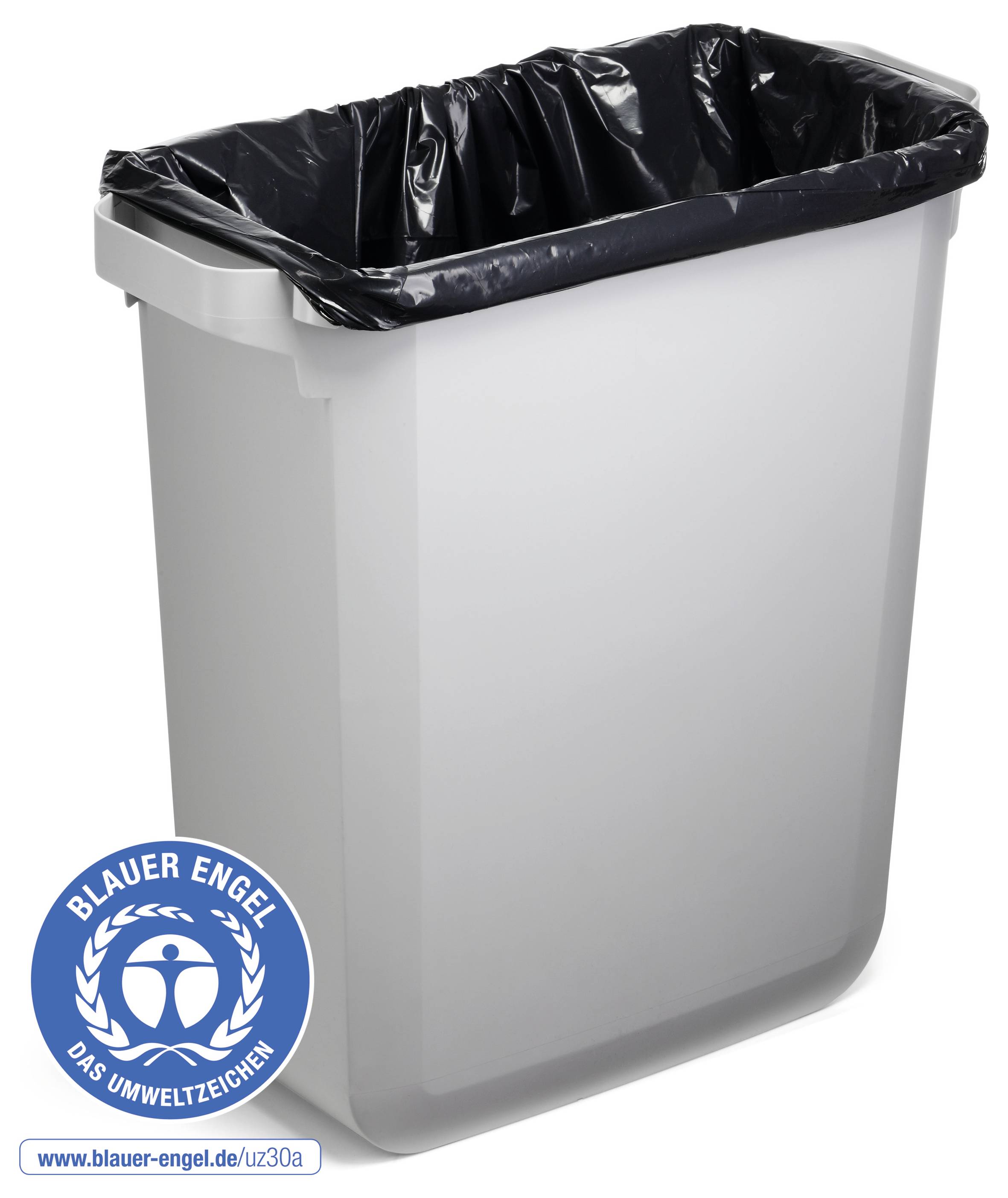 Abfalleimer DURABIN ECO VEH2022050 +Deckel 60l grau-8