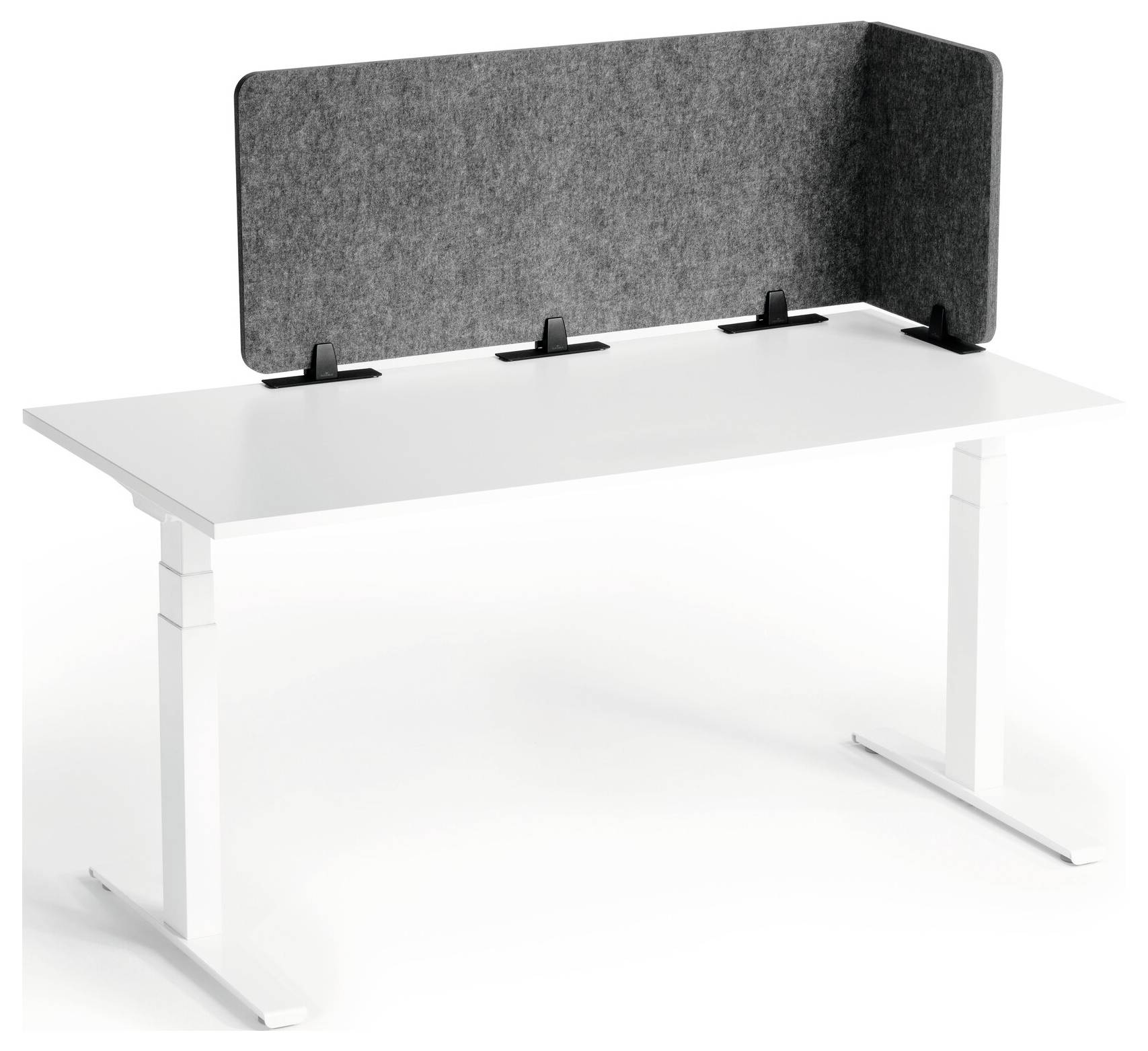 Durable 313558 Tischtrennwand Grau-4