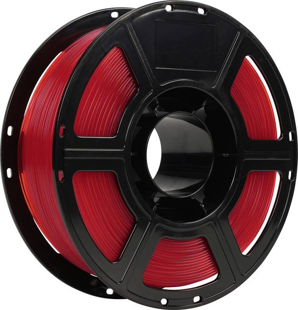 Renkforce RF-7552004  Filament PLA hitzebeständig, flexibel 1.75 mm 1 kg Rot  1 St.