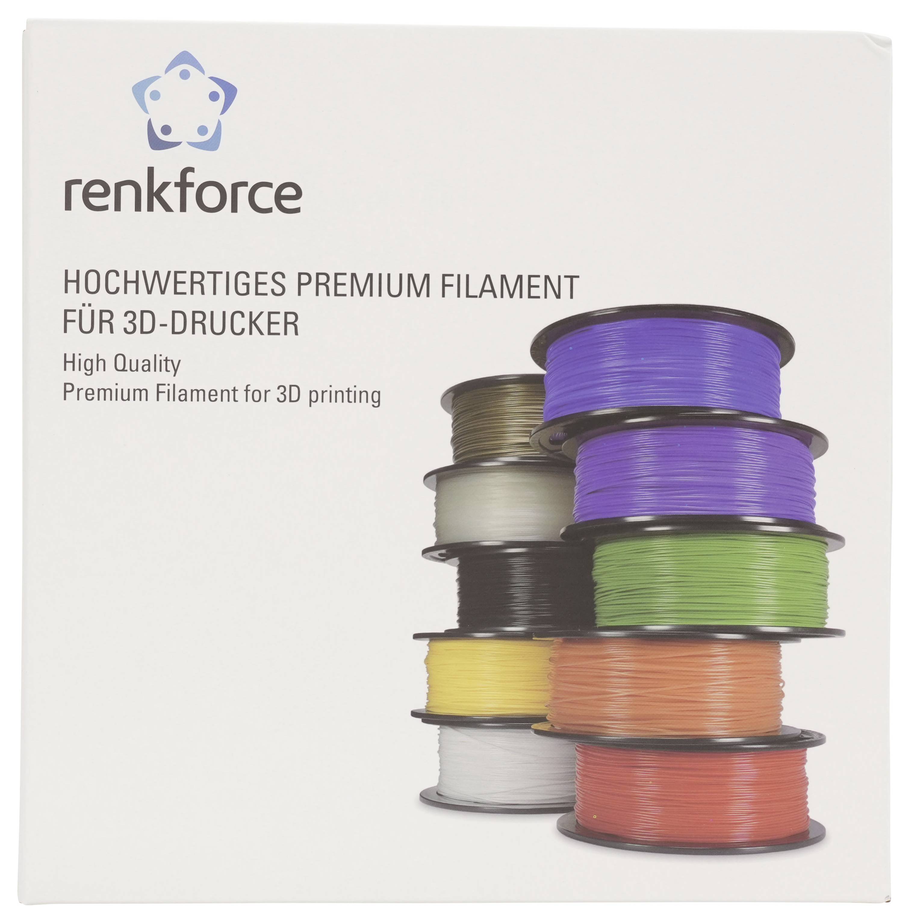 Renkforce RF-7552008 Filament PLA Pro hohe Zugfestigkeit, flexibel, hitzebeständig 1.75 mm 1 kg Haut-Farbe 1 St.-4