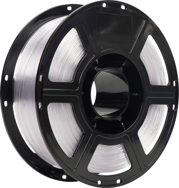 Renkforce RF-7552018  Filament PETG flexibel, hitzebeständig, hohe Zugfestigkeit 1.75 mm 1 kg Natur  1 St.