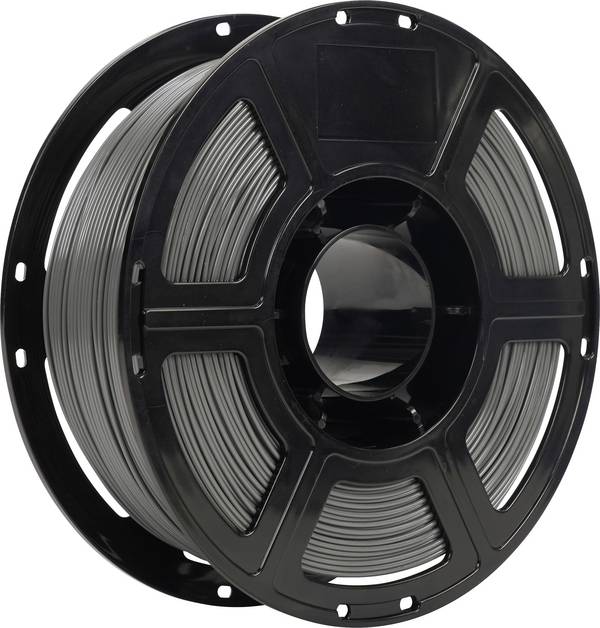 Renkforce RF-7552024  Filament PETG flexibel, hitzebeständig, hohe Zugfestigkeit 1.75 mm 1 kg Gray  1 St.