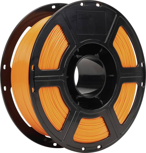 Renkforce RF-7552032  Filament PETG flexibel, hitzebeständig, hohe Zugfestigkeit 1.75 mm 1 kg Orange  1 St.