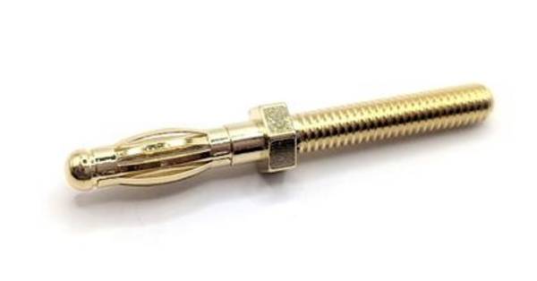 Mueller Electric BU-168-M4-20MM Bananenstecker Buchse, gerade Stift-Ø: 4 mm Gold 1 St.