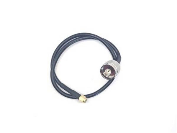 Mueller Electric BU-4150059M1.5 Koaxialkabel Außen-Durchmesser: 4.95 mm RG58 50 Ω 60 dB Schwarz 1 St.